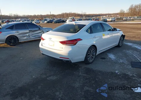 2016 Hyundai Genesis 3.8 из США, поврежденный, VIN KMHGN4JE3GU140477